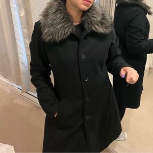 Classic Wool Coat Banana Republic